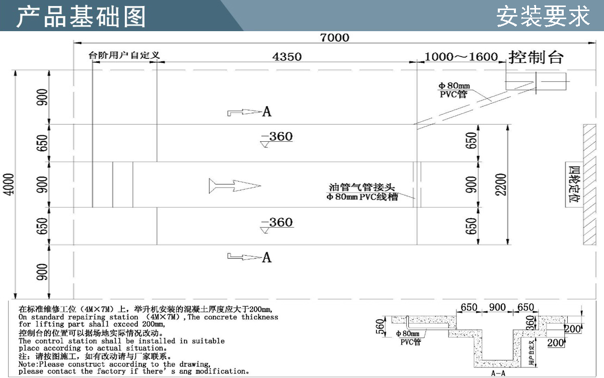 信力XL-106小剪式舉升機基礎圖